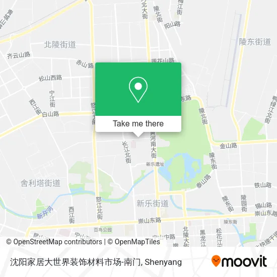 沈阳家居大世界装饰材料市场-南门 map