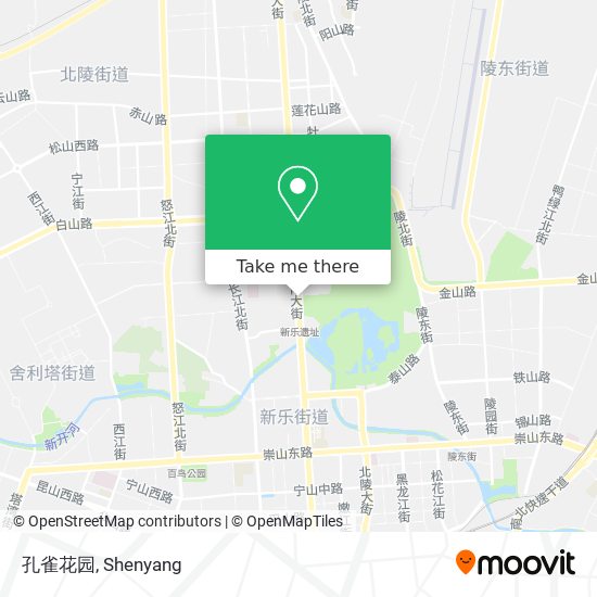 孔雀花园 map