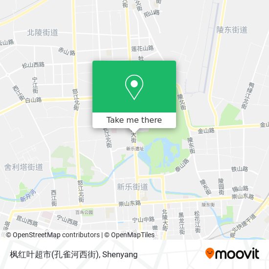 枫红叶超市(孔雀河西街) map