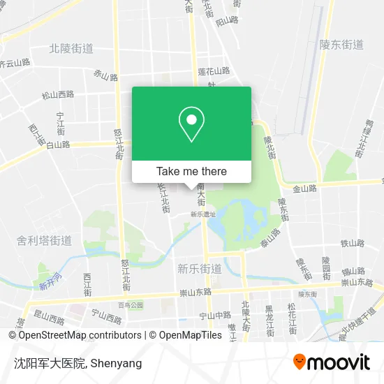 沈阳军大医院 map