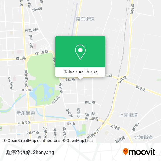 鑫伟华汽修 map