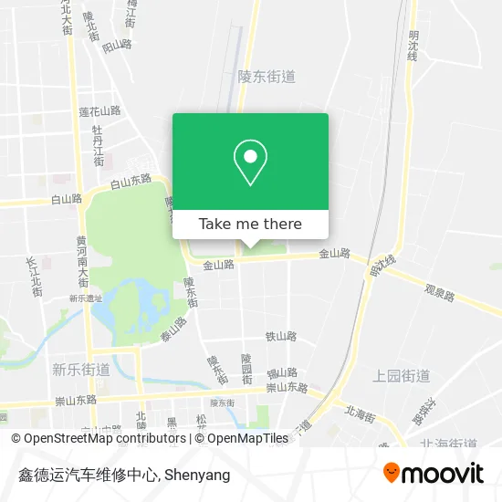 鑫德运汽车维修中心 map