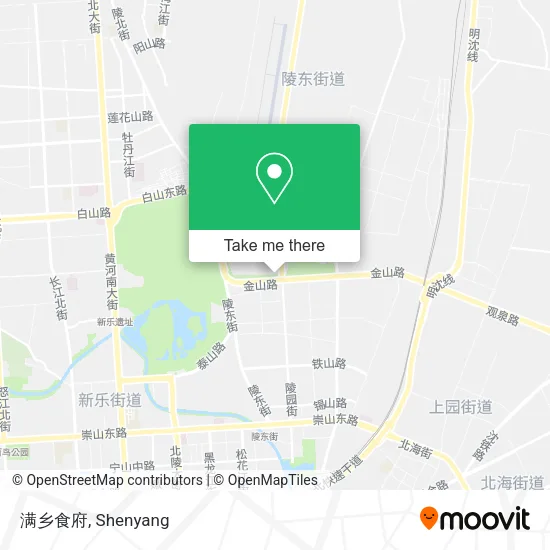 满乡食府 map