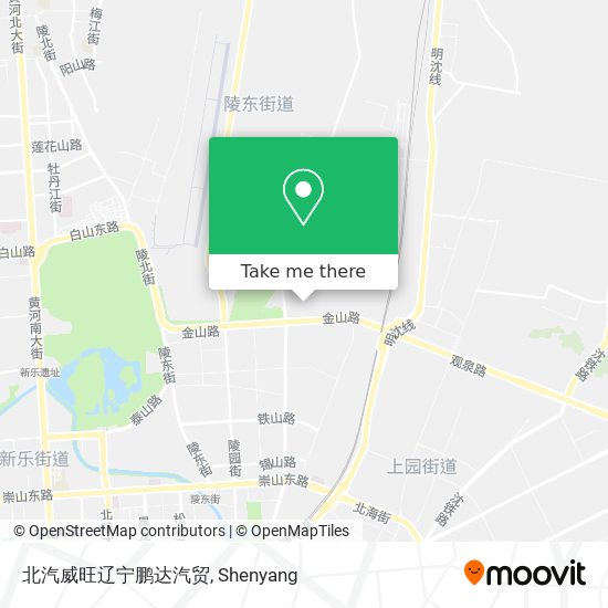 北汽威旺辽宁鹏达汽贸 map