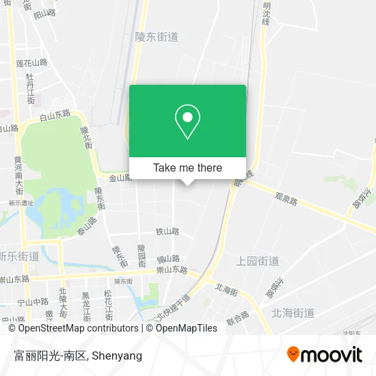 富丽阳光-南区 map