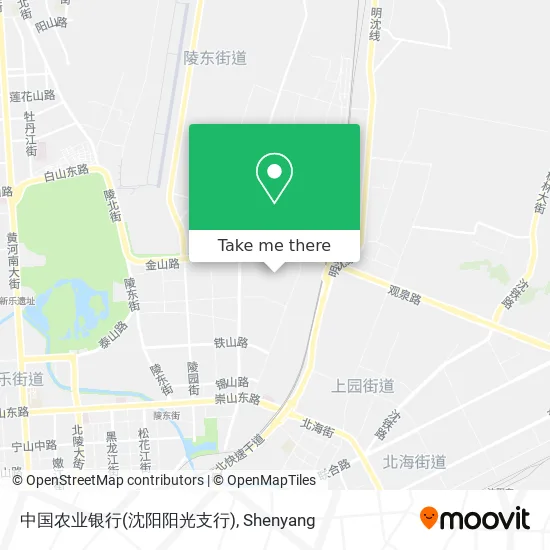 中国农业银行(沈阳阳光支行) map