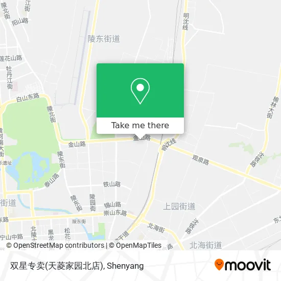 双星专卖(天菱家园北店) map