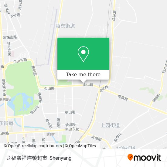 龙福鑫祥连锁超市 map