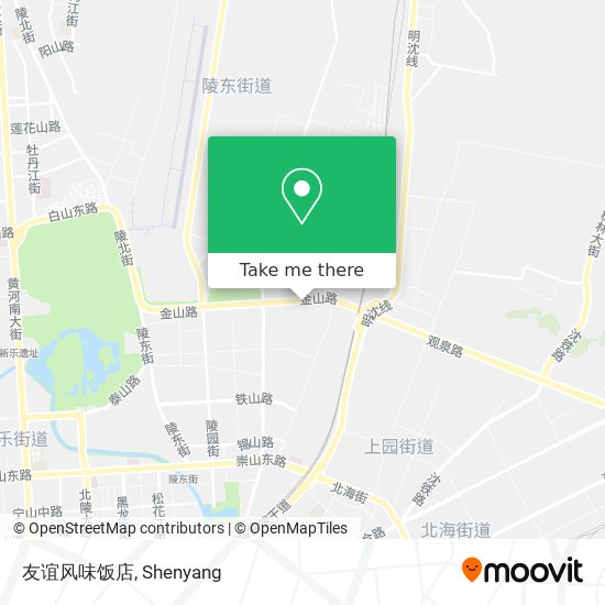 友谊风味饭店 map