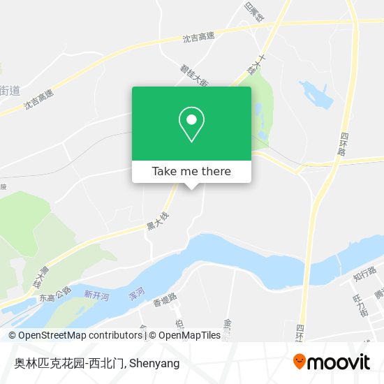 奥林匹克花园-西北门 map