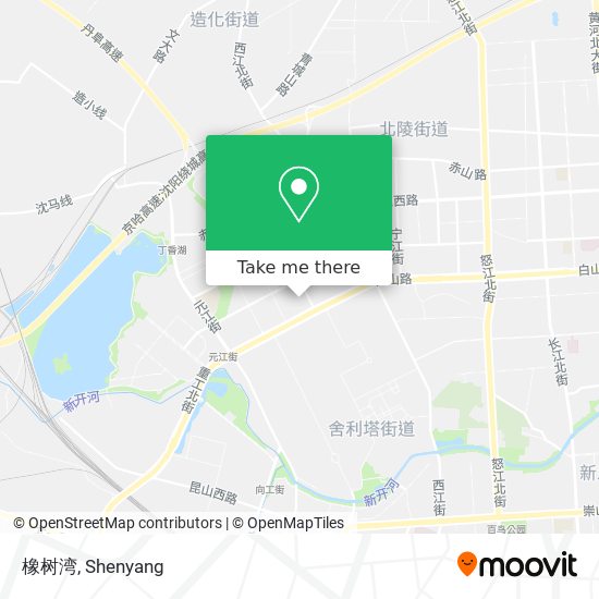 橡树湾 map