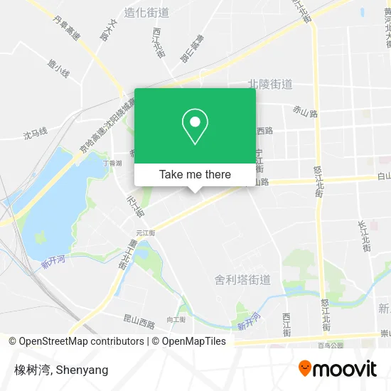 橡树湾 map