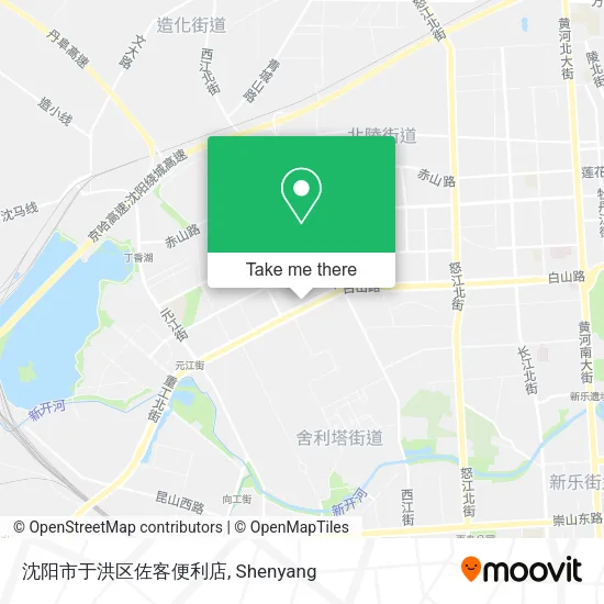 沈阳市于洪区佐客便利店 map