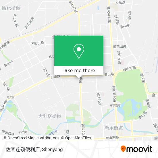 佐客连锁便利店 map