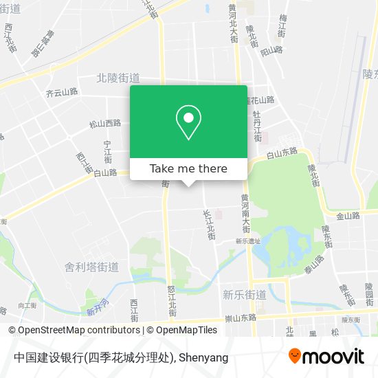 中国建设银行(四季花城分理处) map