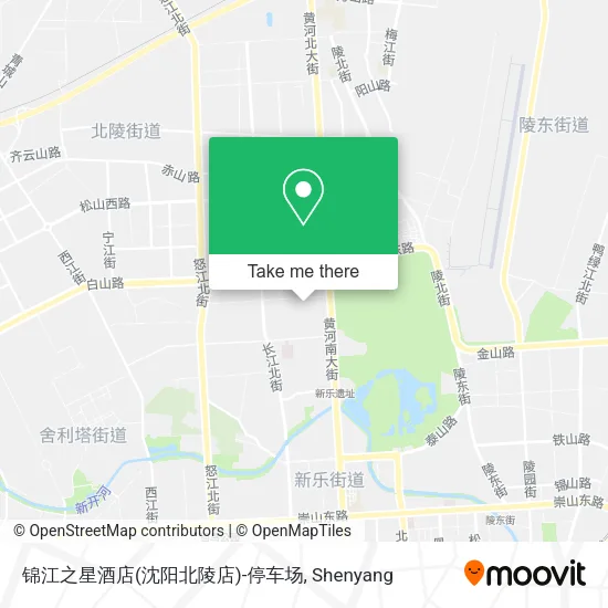 锦江之星酒店(沈阳北陵店)-停车场 map