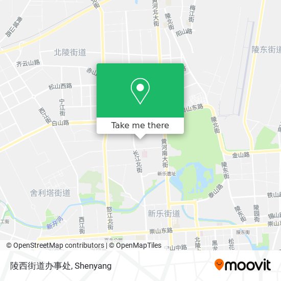 陵西街道办事处 map