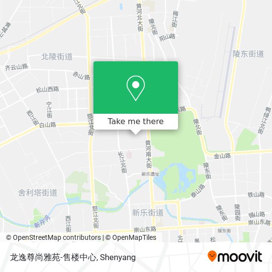 龙逸尊尚雅苑-售楼中心 map