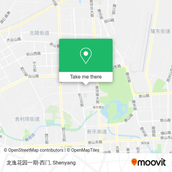 龙逸花园一期-西门 map