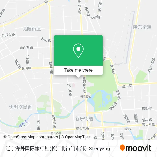 辽宁海外国际旅行社(长江北街门市部) map