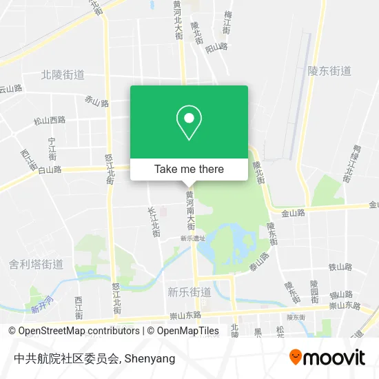 中共航院社区委员会 map