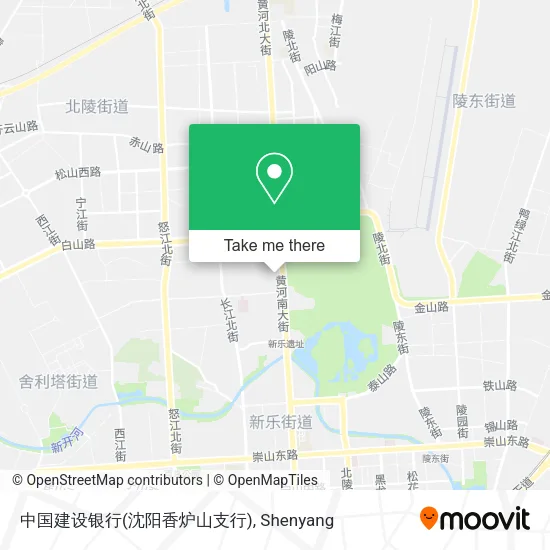 中国建设银行(沈阳香炉山支行) map