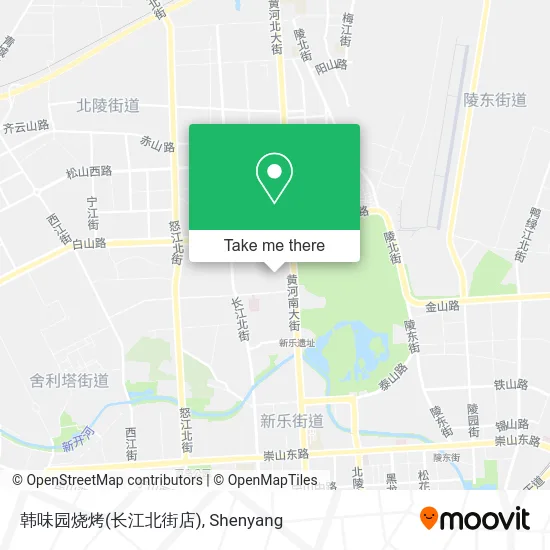 韩味园烧烤(长江北街店) map