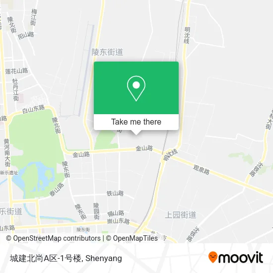城建北尚A区-1号楼 map
