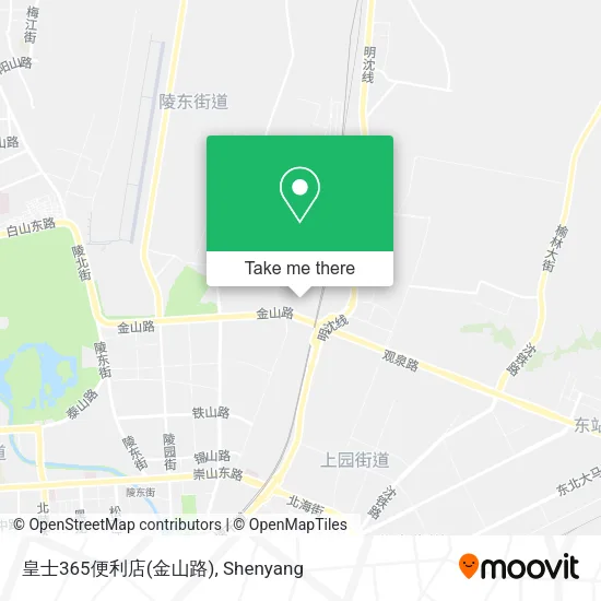 皇士365便利店(金山路) map