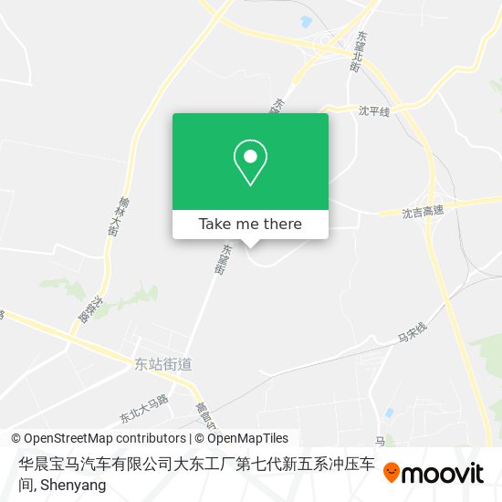 华晨宝马汽车有限公司大东工厂第七代新五系冲压车间 map