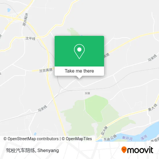 驾校汽车陪练 map