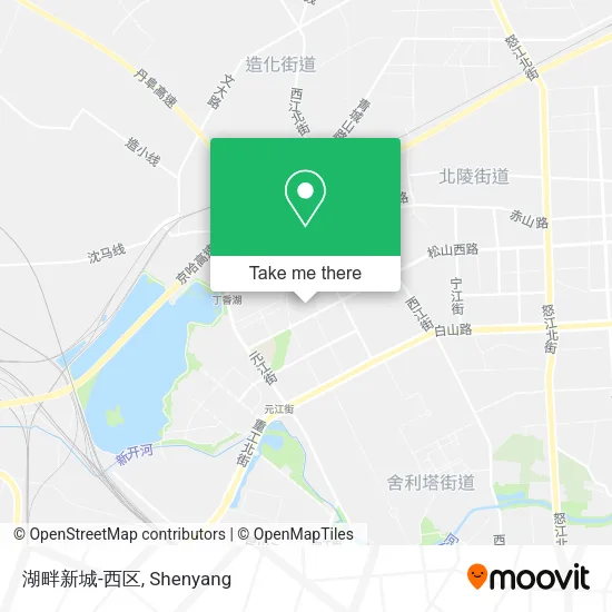 湖畔新城-西区 map
