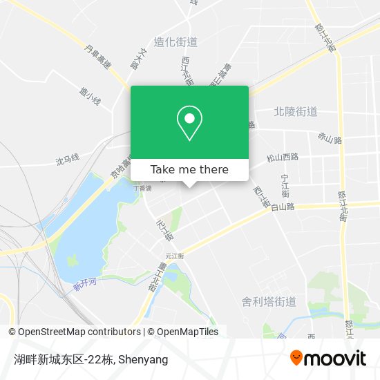 湖畔新城东区-22栋 map
