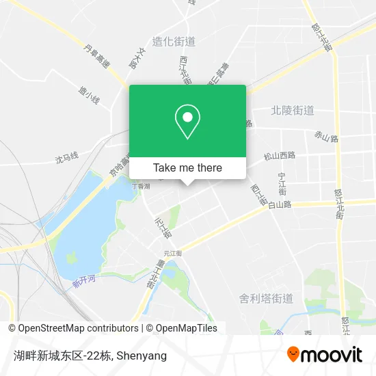 湖畔新城东区-22栋 map