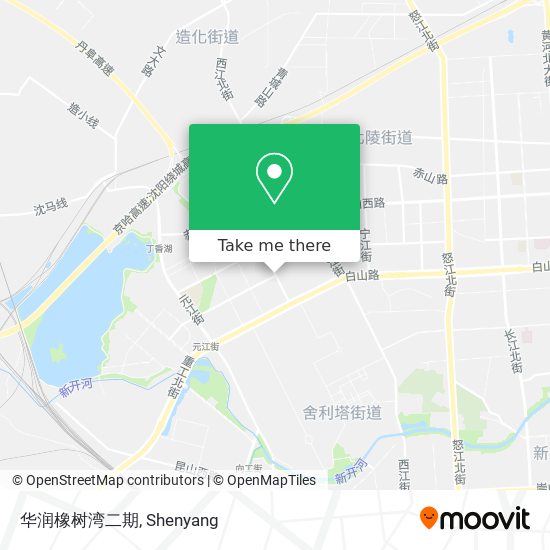 华润橡树湾二期 map
