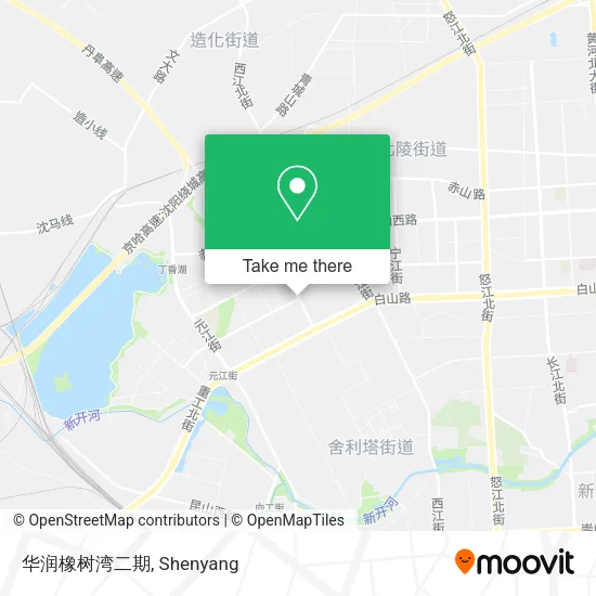 华润橡树湾二期 map