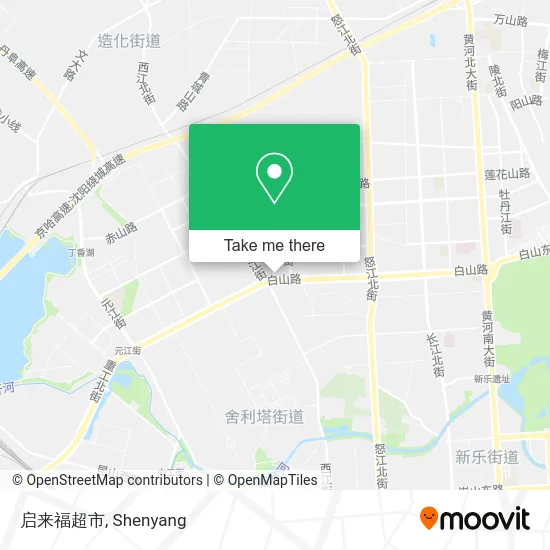 启来福超市 map