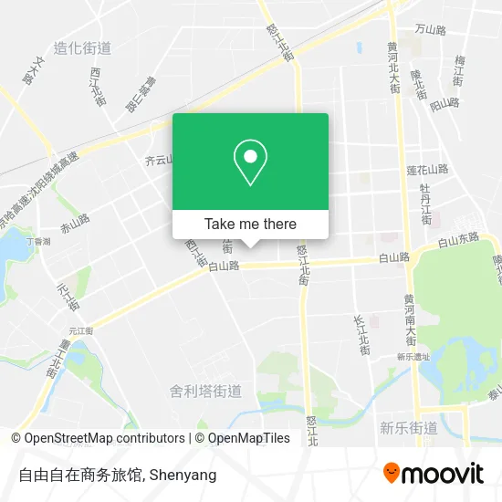 自由自在商务旅馆 map