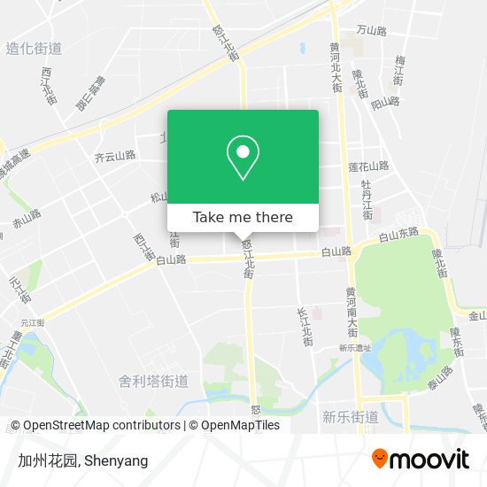 加州花园 map