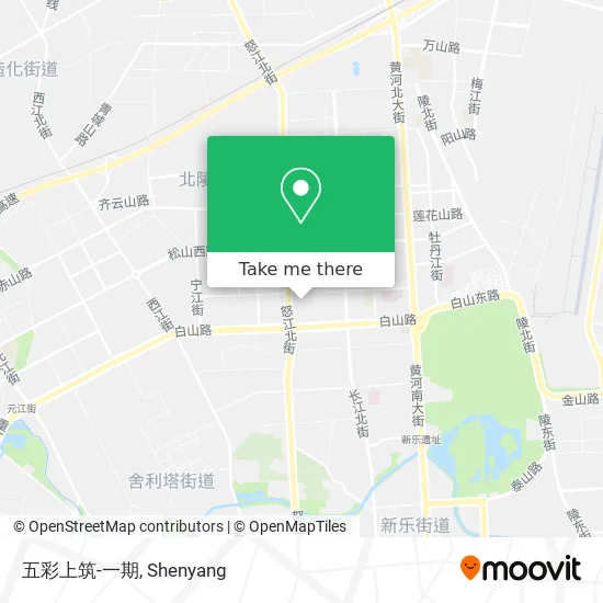 五彩上筑-一期 map