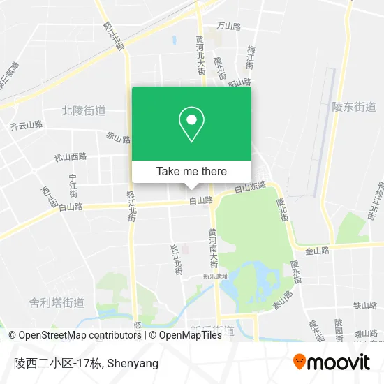 陵西二小区-17栋 map