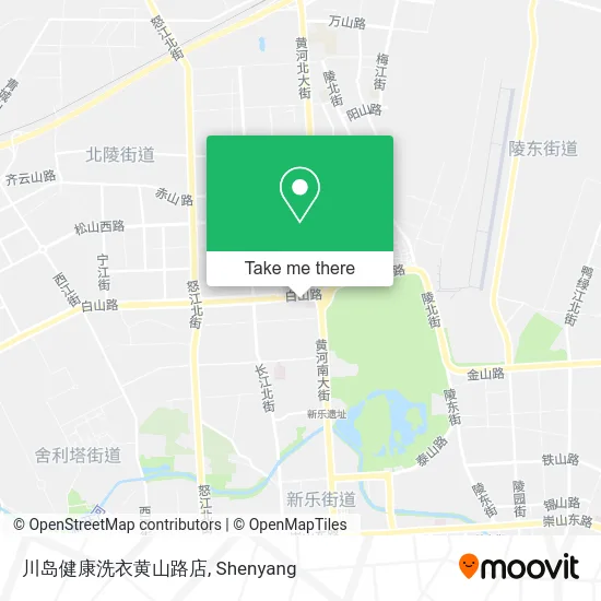 川岛健康洗衣黄山路店 map