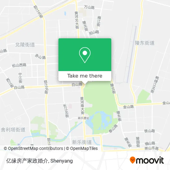 亿缘房产家政婚介 map