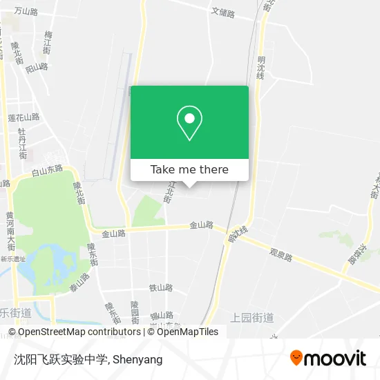 沈阳飞跃实验中学 map