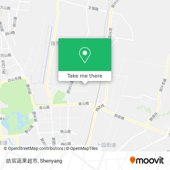 皓宸蔬果超市 map