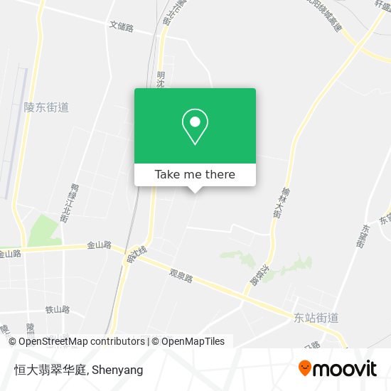 恒大翡翠华庭 map