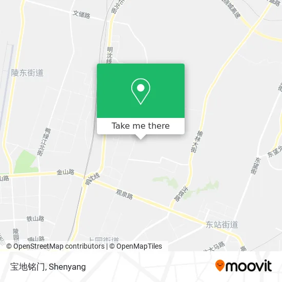宝地铭门 map