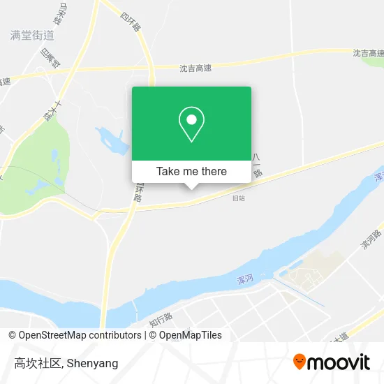 高坎社区 map