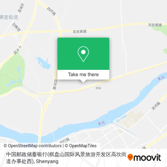 中国邮政储蓄银行(棋盘山国际风景旅游开发区高坎街道办事处西) map