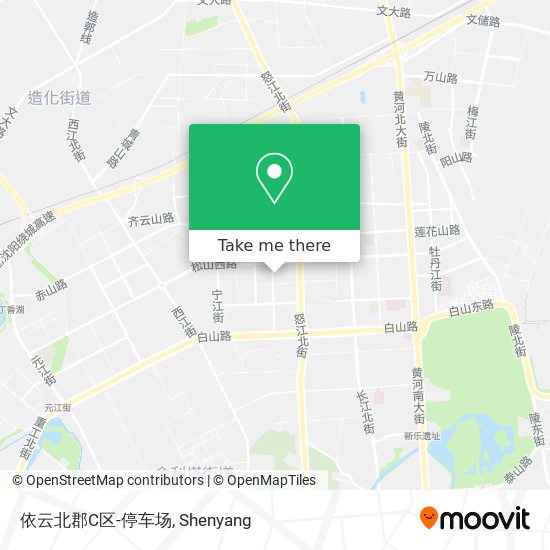 依云北郡C区-停车场 map